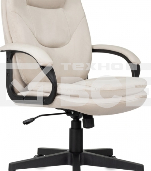 Кресло руководителя Бюрократ CH-668 светло-бежевый Holland 06, крестов. пластик
