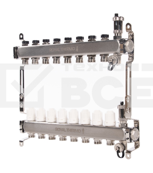 Коллектор Royal Thermo нерж. в сборе универсальный 1