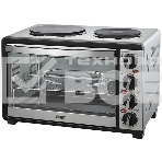 Мини-печь Mystery MOT-3330 (нержавеющая сталь, 1500 Вт, 2 конфорки, гриль, съемный вертел), фото6