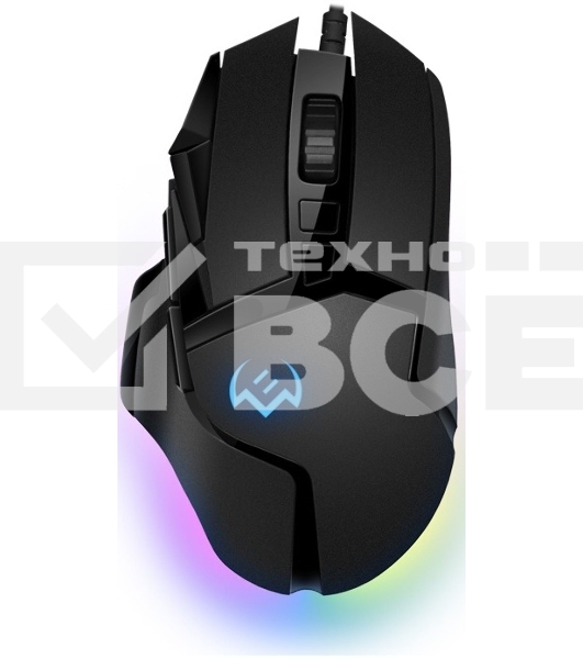 Мышь проводная SVEN RX-G975 черный, 10000 dpi, USB, кнопки - 10