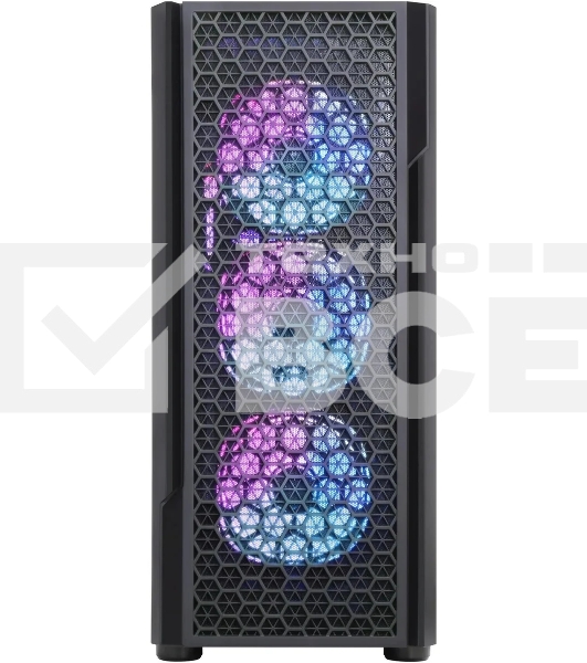 Компьютерный корпус Accord 3312 черный без БП ATX 2xUSB2.0 1xUSB3.0 audio bott PSU