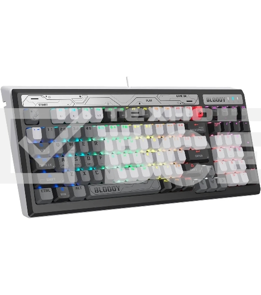 Клавиатура A4Tech Bloody B950 механическая серый/черный USB for gamer LED (B950)