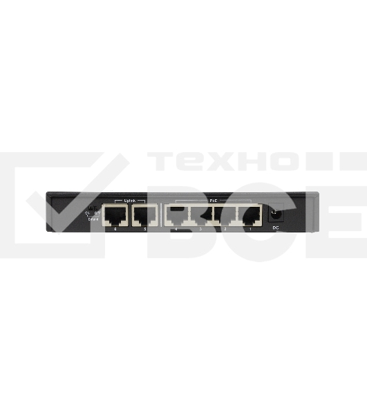 Неуправляемый PoE-коммутатор ORIGO OS1206P/60W/A1A 4x100Base-TX PoE+, 2x100Base-TX, PoE-бюджет 60 Вт, корпус металл