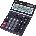 Калькулятор настольный Deli E1631 черный 12-разр., фото2