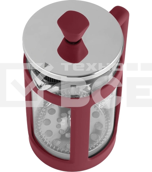 Френч-пресс Rondell Stripes RDS-1641 0.6л красный