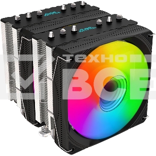 Кулер GMNG GG-CPC250-ARGB1 ARGB черный 120мм алюминий+медь 1600rpm 32db 4-pin 250W 152мм