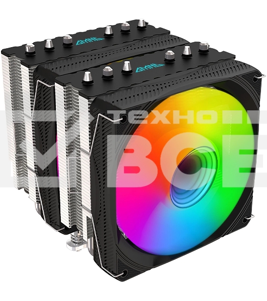 Кулер GMNG GG-CPC250-ARGB1 ARGB черный 120мм алюминий+медь 1600rpm 32db 4-pin 250W 152мм