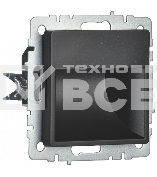 Подсветка светодиодная встраиваемая IEK BRITE ПЛ20-БрЧ (BR-FL20-K02) чёрный