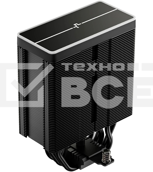 Кулер для процессора DEEPCOOL AG500 BK ARGB V2 черный 120мм алюминий+медь 1900rpm 29.4db 40pin 240W 160мм