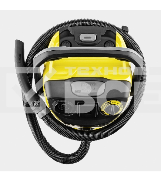 Строительный пылесос Karcher WD 6 P S V-30/8/35/T (YSY) желтый, 300/1300 Вт, уборка сухая/сбор воды, пылесборник мешок/контейнер, 30 л