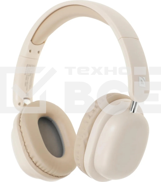 Гарнитура беспроводная Defender FreeMotion B640 бежевый, микрофон, Bluetooth