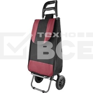 Сумка-тележка DELTA DT-20 бордовый с черным 25 кг сумка; 50 кг каркас( (10)(РОССИЯ)