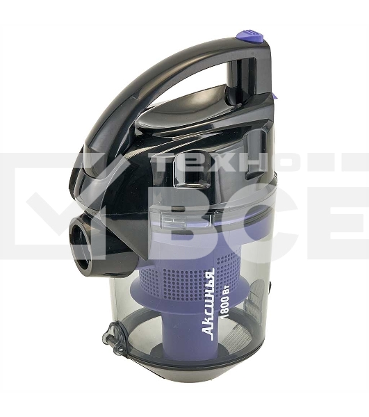 Пылесос АКСИНЬЯ КС-7004 черный с сиреневым