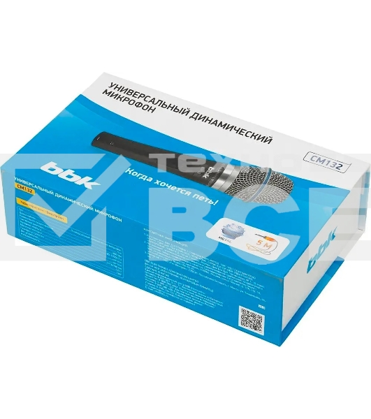 Микрофон BBK CM-132 т. серый