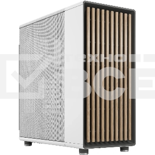 Компьютерный корпус Fractal Design North Chalk белый без БП mATX 3x120мм 2xUSB 3.0 1xUSB3.1 audio bott PSU