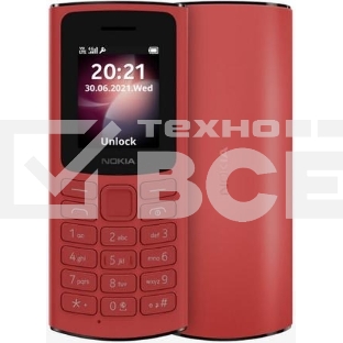 Мобильный телефон Nokia 105 TA-1557 DS EAC1 RED
