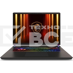 Ноутбук MSI Vector 17 HX AI A2XWIG-063XRU Core Ultra 9 275HX 32Gb SSD1Tb NVIDIA GeForce RTX5080 16Gb 17