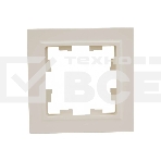 Рамка 1-мест. РУ-1-БрКр беж., фото2