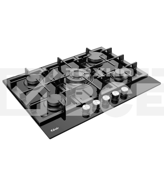 Газовая варочная панель ARDO GH74G1WTCB2 черный
