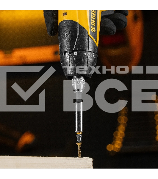 Набор бит Denzel PZ2х25, сталь S2, шестигранный профиль, 10 шт.