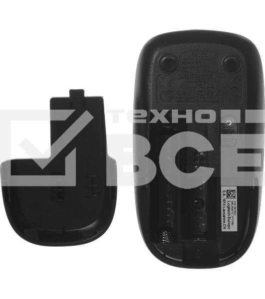 Комплект клавиатура+мышь Logitech MK220 беспроводной, USB, 1000 DPI, чёрный