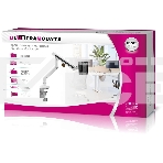 Кронштейн для мониторов Ultramounts UM725W белый 17'-32' макс.9кг крепление к столешнице поворот и наклон, фото4