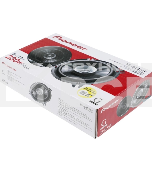 Колонки автомобильные Pioneer TS-G1310F 4Ом 13см (5дюйм) (ком.:2кол.) коаксиальные однополосные