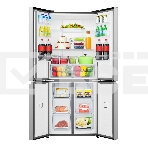 Холодильник Gorenje NRM819E61X серый трехкамерный 311/149л морозилка сбоку, No Frost, Side by Side, фото4