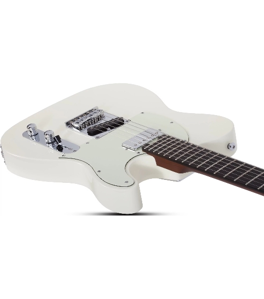 Электрогитара SCHECTER NICK JOHNSTON PT A.SNOW - электрогитара 6-струнная. 22 лада, корпус: ольха, гриф: запеченый клен, накладка: черное дерево, на болтах, звукосниматели: Schecter Diamond Nick Johnston Single Coil и Diamond PT-S, громкость/тон (Push-Pu