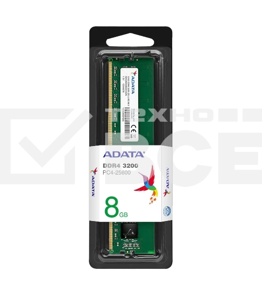 Оперативная память ADATA Premier, DDR4, 8GB (1x8GB), 3200MHz, CL22