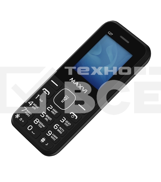 Мобильный телефон Maxvi C27 черный