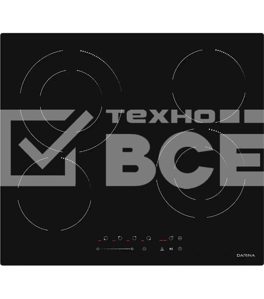 Варочная поверхность Darina 6Р Е 327 B черный