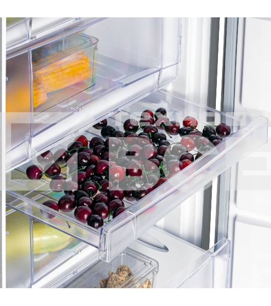 Морозилка Nordfrost DF 268 SAP, серебристый, 256л, 6 ящика