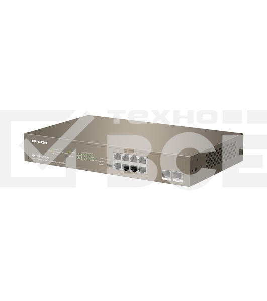 Неуправляемый коммутатор IP-COM G1110P-8-150W Ethernet 8GE+2SFP С 8-Портовым PoE