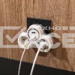 Двойник Rexant электрический (разветвитель) 16А с/з + USB-A + USB-C с защитными шторками, белый, фото8