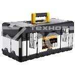 Ящик для инструментов пластиковый с металлическими вставками DEKO RDKTB30 (41х21.5х18.5см), фото3