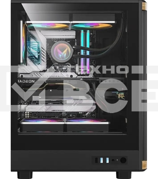 Компьютерный корпус Aerocool / Formula TimberLine T1 черный без БП ATX 4x120mm 1xUSB2.0 1xUSB3.0 1xUSB3.1 audio bott PSU