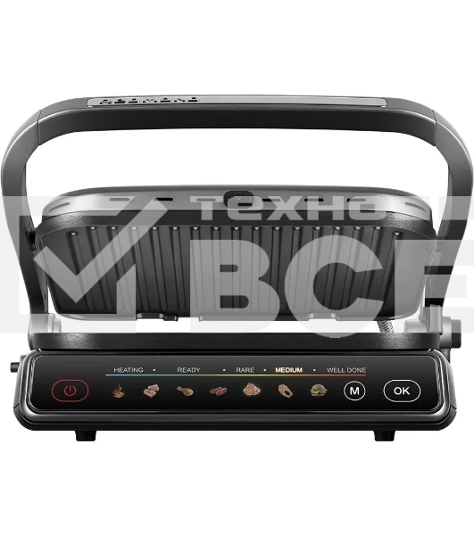 Гриль Redmond SteakMaster GM-300 cерый/металл, 2100 Вт
