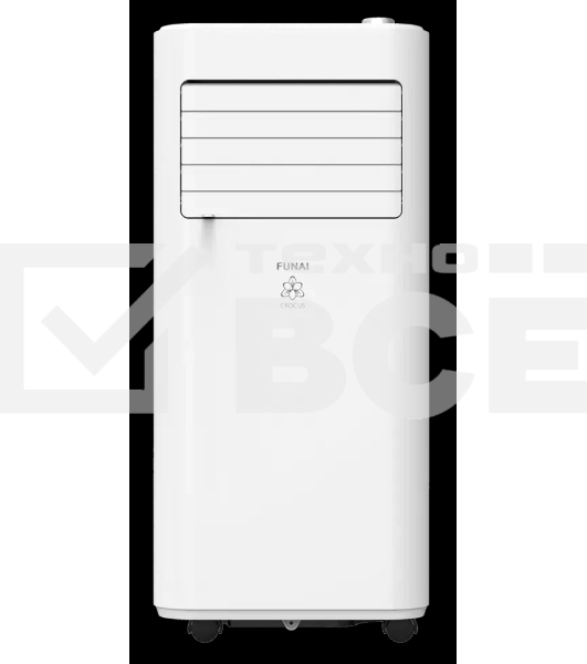 Кондиционер мобильный FUNAI CROCUS MAC-CS22CON01 7500 BTU, 15 м², 53 дБ, охлаждение, белый