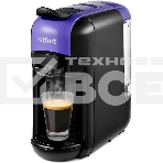 Кофемашина Kitfort КТ-7105-1 1450Вт черный/фиолетовый, фото 1