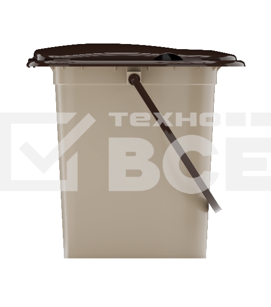 Ведро-туалет Альтернатива М1526 17л бежевый