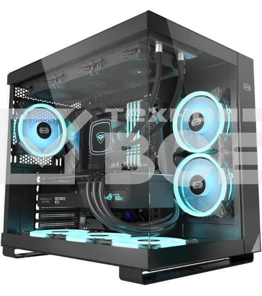 Компьютерный корпус PcCooler C3 T500 BK черный без БП ATX 2xUSB3.0 1xUSB3.1 audio bott PSU