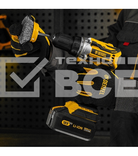 Щетка для дрели Denzel 75 мм, чашка, со шпилькой, нержавеющая витая проволока