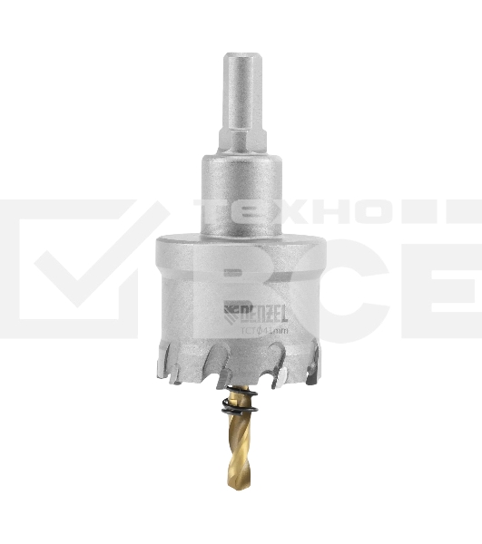 Коронка по металлу Denzel твердосплавная, 41 мм