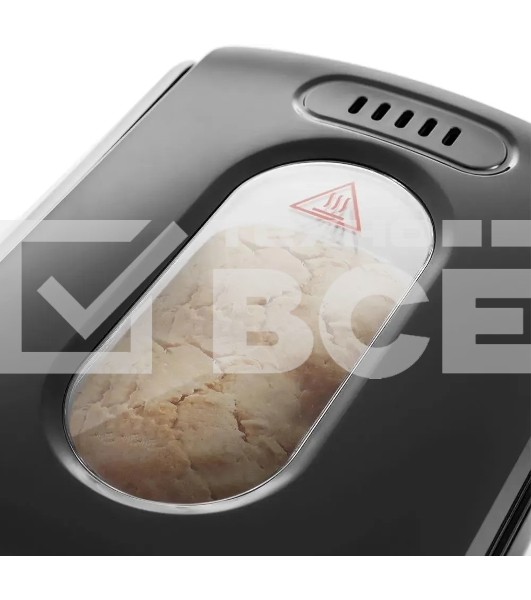 Хлебопечка Kitfort KT-305 черный/серебристый