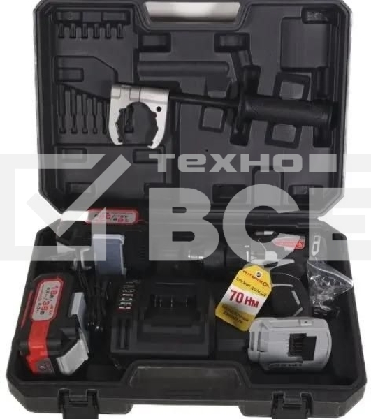 Дрель-шуруповерт аккумуляторная бесщеточная ИНТЕРСКОЛ ДА-13/36В 70 Li-ion АПИ [814.2.2.70] кейс, 2 аккум. 2,0А·ч, ЗУ