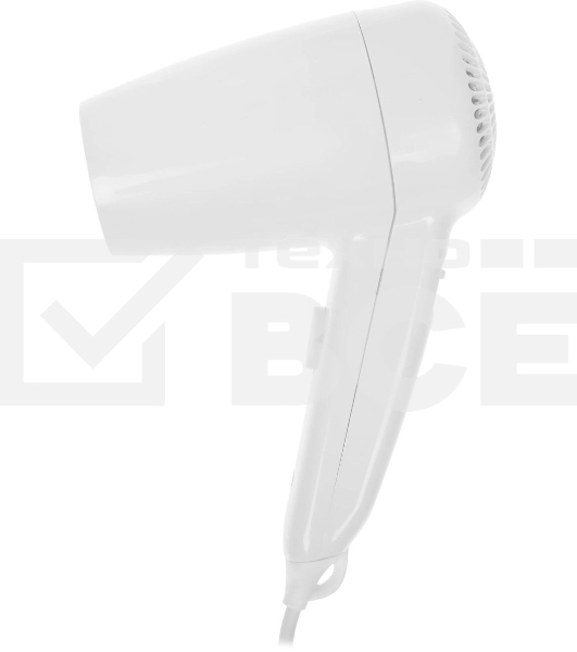 Фен настенный G-TEQ 8724 1200Вт 15м/сек пластик белый