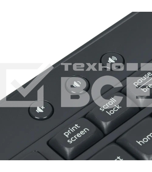 Комплект клавиатура+мышь Logitech MK540 беспроводной, USB, 1000 DPI, чёрный