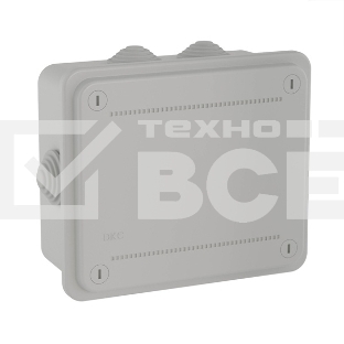 Коробка распределительная DKC 53900 ОП 120х80х50, 6 каб.ввод., IP55