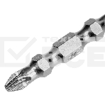 Набор бит двухстор. Gross PH2-PH1х45мм, PZ2-PZ1х45мм, сталь S2, 2 шт., фото4